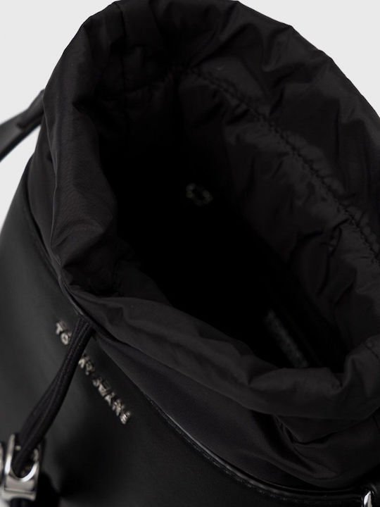 Tommy Hilfiger Δερμάτινο Γυναικείο Πουγκί ‘Ωμου Μαύρο