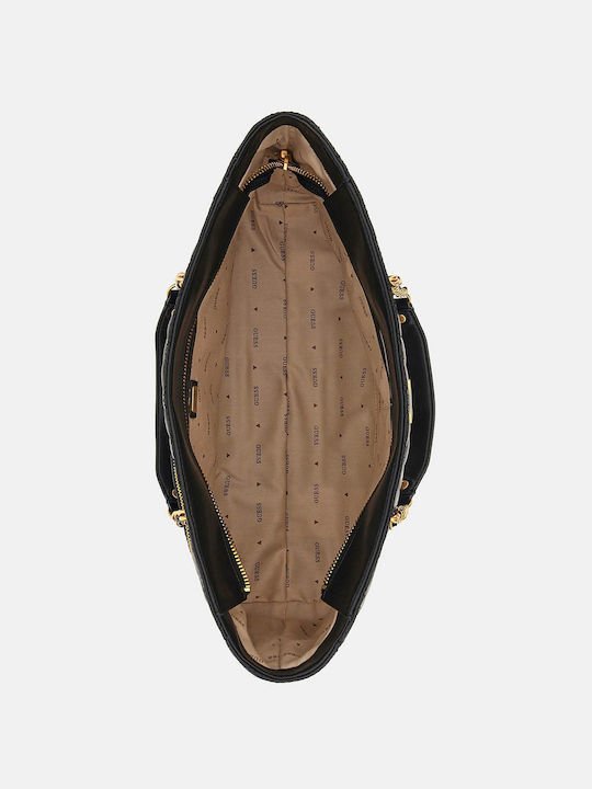 Guess Γυναικεία Τσάντα Ώμου Μαύρη