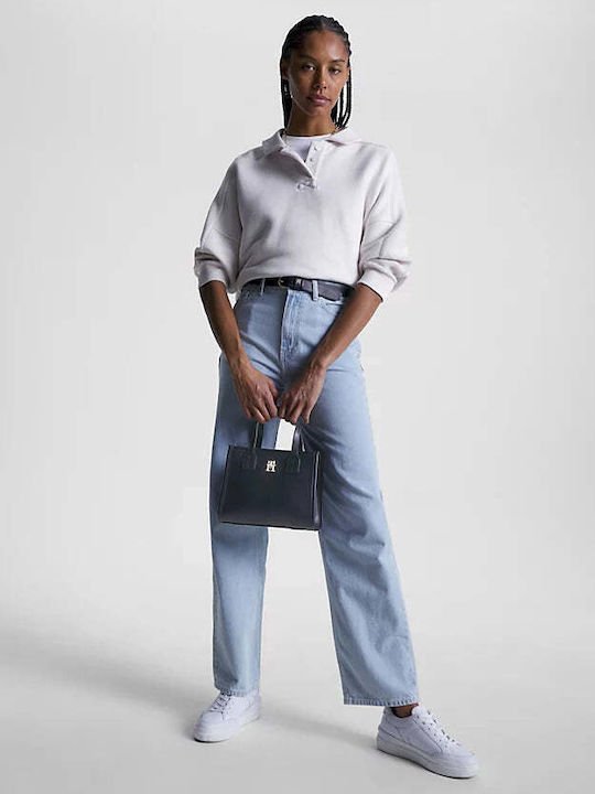 Tommy Hilfiger City Summer Γυναικεία Τσάντα Tote Χειρός Navy Μπλε