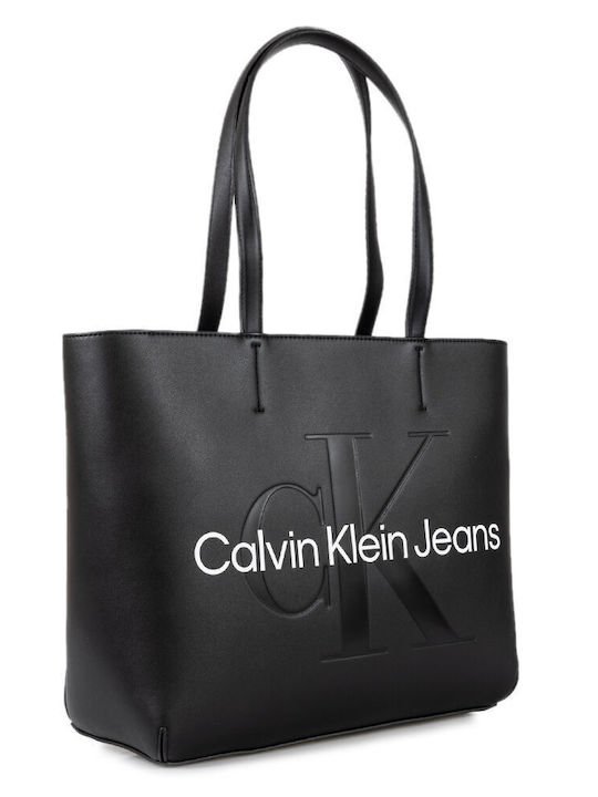 Calvin Klein Γυναικεία Τσάντα Shopper Ώμου Μαύρη