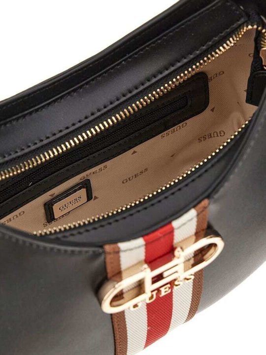 Guess Γυναικεία Τσάντα Χιαστί Μαύρη