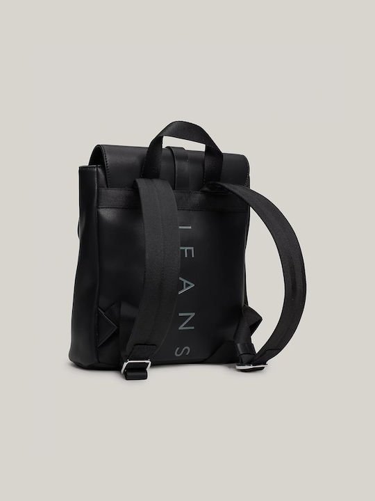 Tommy Hilfiger Tjw City Γυναικεία Τσάντα Πλάτης Μαύρη